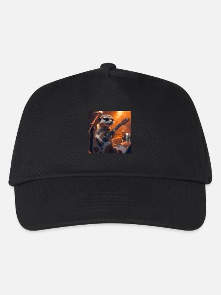 Erdmännchen - Kinder Basecap - Schwarz