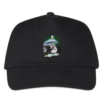 Famille Souris Excursion en forêt Loisir Rat Rats - Casquette de baseball Enfant - noir - Devant