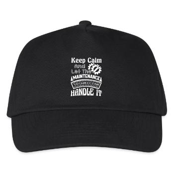 Let Maintenance Technician Handle It - Kids’ Baseball Cap - black - Front