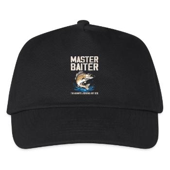 Master-Baiter I'm Always Jerking My Rod - Fisher - Kids’ Baseball Cap - black - Front