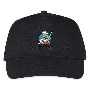 Cuisiner avec le chef-chef - Casquette de baseball Enfant - noir - Devant