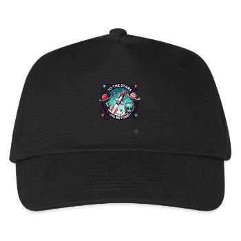 To the Stars and Beyond - Space - Kids’ Baseball Cap - black - Front