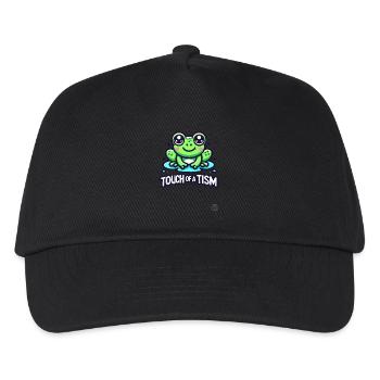 "Touch of the Tism" Frog - Kids’ Baseball Cap - black - Front
