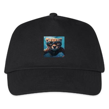 Guépard - Casquette de baseball Enfant - noir - Devant
