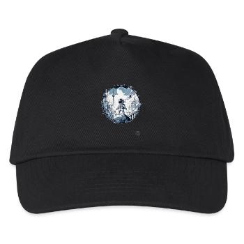 Futuristic Astronaut "Explorers of the Future" - Kids’ Baseball Cap - black - Front