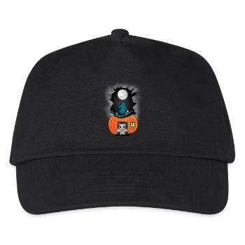 Bat Pumpkin House Halloween Child Kids - Kids’ Baseball Cap - black - Front