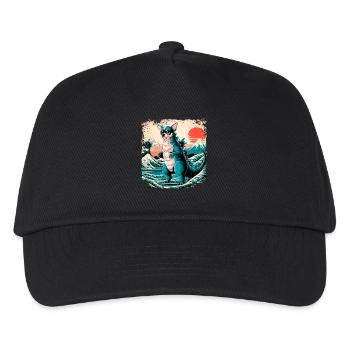 Funny Monster Chihuahua Dogzilla Anime Manga Japan - Kids’ Baseball Cap - black - Front