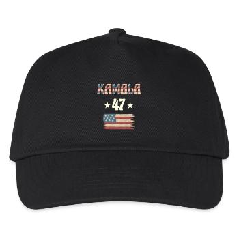 47 kamala - Kinder Basecap - Schwarz - Vorne