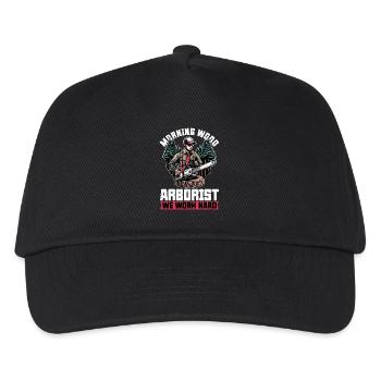 Arborist Morning Wood Arborist Tree Specialist - Kids’ Baseball Cap - black - Front