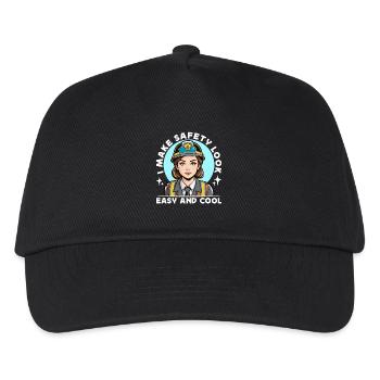Safety Officer I Make Safety Look Easy Enforcement - Kinder Basecap - Schwarz - Vorne
