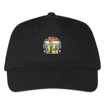 Safety Officer Stay Safe Or Public Safety Officer - Kinder Basecap - Schwarz - Vorne