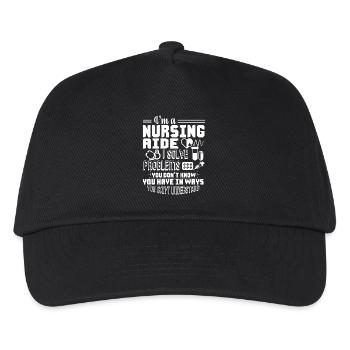Nursing Aide I am A Nursing Aide - Kids’ Baseball Cap - black - Front