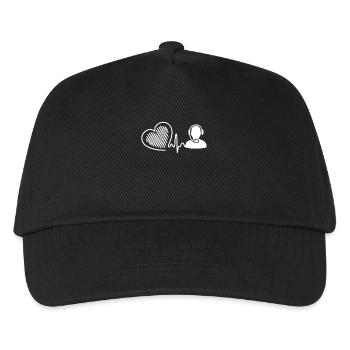 Operator Heartbeat - Kids’ Baseball Cap - black - Front