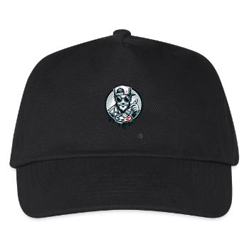 Artiste de street art avec palette de couleurs - Casquette de baseball Enfant - noir - Devant