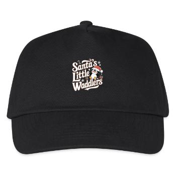 Little Waddling Penguins of Santa Christmas - Kids’ Baseball Cap - black - Front