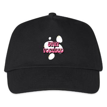 Restez concentré Affirmations positives Femmes roses - Casquette de baseball Enfant - noir - Devant