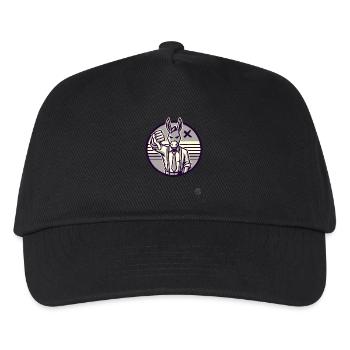 Pouces vers le bas de l’âne refusant - Casquette de baseball Enfant - noir - Devant