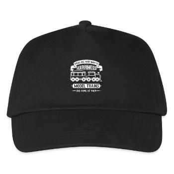 Model Railroad Model Railroad Lovers - Kids’ Baseball Cap - black - Front