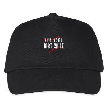 Baseball Sports Joueur de baseball Lanceur Receveur États-Unis - Casquette de baseball Enfant - noir - Devant