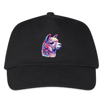 Alpaca - Kids’ Baseball Cap - black - Front