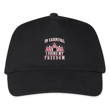 Cirque Graphique Carnaval Ma Liberté Cirque - Casquette de baseball Enfant - noir - Devant