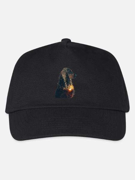 Cocker Spaniel - Kinder Basecap - Schwarz