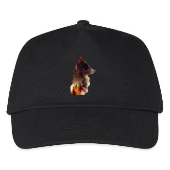 Border Collie - Kids’ Baseball Cap - black - Front