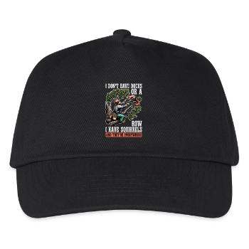 Logging I Don't Have Ducks Or A Row Tree Climber - Kids’ Baseball Cap - black - Front