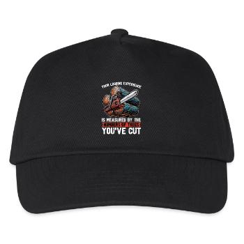 Your Logging Experience Is Woodworking Logger - Kids’ Baseball Cap - black - Front