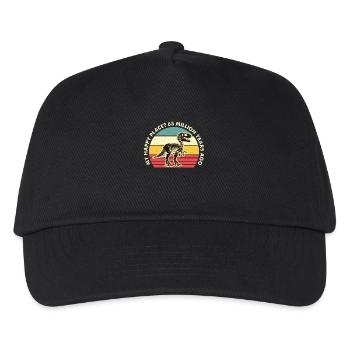 Fossil Hunter My Happy Place Fossil Collecting - Kinder Basecap - Schwarz - Vorne