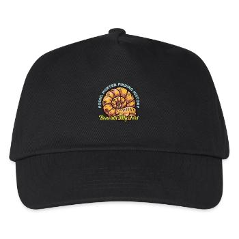 Fossil Hunter Finding History Beneath Geologist - Kinder Basecap - Schwarz - Vorne