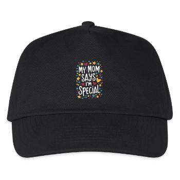 My mom says I'm special - more humorous - Kids’ Baseball Cap - black - Front