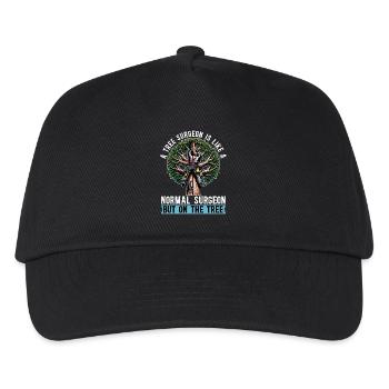 A Tree Surgeon Is Like Horticulture Tree Surgeon - Kids’ Baseball Cap - black - Front