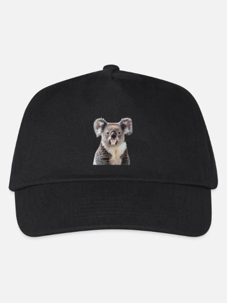 Koala - Kinder Basecap - Schwarz