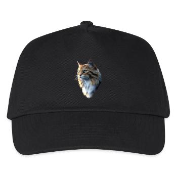Cat Norwegian Forest Cat Norwegian Forest Cats - Kids’ Baseball Cap - black - Front