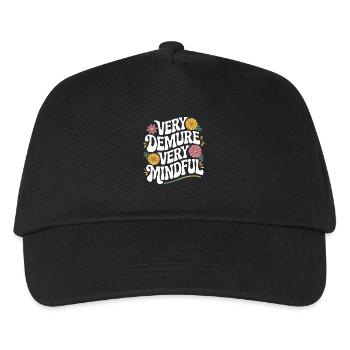 Fleurs très humbles très conscientes - Casquette de baseball Enfant - noir - Devant