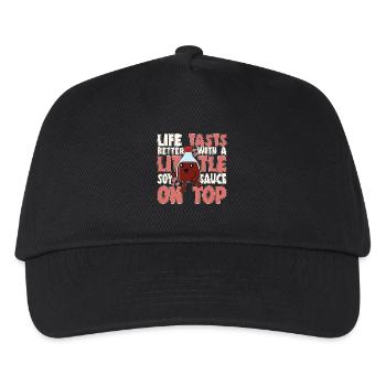 Japanese Food Lover Life Tasts Better With Soy Sau - Kids’ Baseball Cap - black - Front