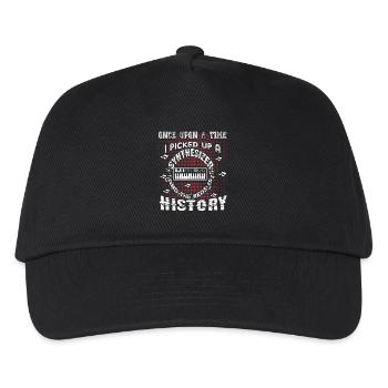 Piano Once Upon A Time I Picked Up A Synthesizer - Kids’ Baseball Cap - black - Front