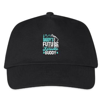 Daddy's Future Karaoke Buddy - Kids’ Baseball Cap - black - Front