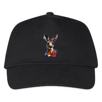 Kangaroo - Kids’ Baseball Cap - black - Front