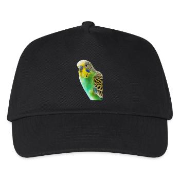 Perruche ondulée - Casquette de baseball Enfant - noir - Devant