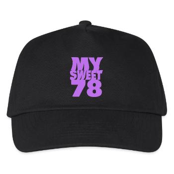 Sweet 78 - Kids’ Baseball Cap - black - Front