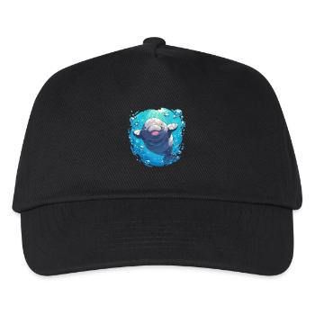 Seekuh Dugongs Dugong - Kinder Basecap - Schwarz - Vorne