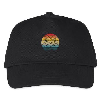 Tambours Tambours Baguette Batteur Musique Groupe Rock - Casquette de baseball Enfant - noir - Devant