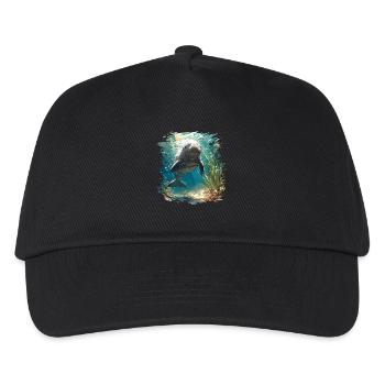 Seekuh Dugongs Dugong - Kinder Basecap - Schwarz - Vorne