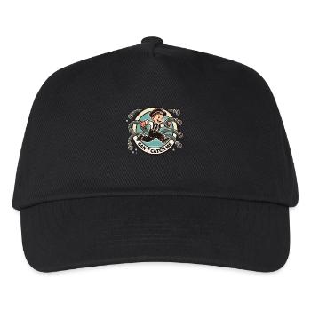 Retro Tube Boy – Can't Catch Me - Kids’ Baseball Cap - black - Front