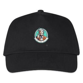 Pouce levé et cacher la douleur - Casquette de baseball Enfant - noir - Devant