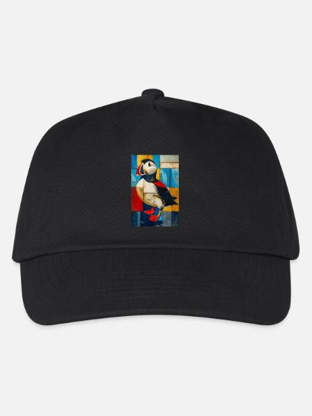 Puffin - Kids’ Baseball Cap - black