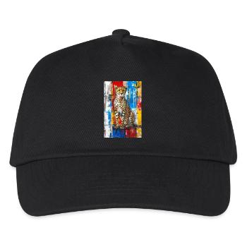 Guépard - Casquette de baseball Enfant - noir - Devant