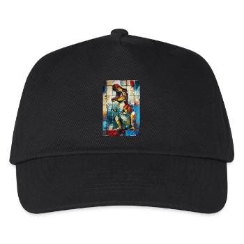 T-Rex - Casquette de baseball Enfant - noir - Devant